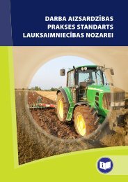 Darba aizsardzÄ«bas prakses standarts lauksaimniecÄ«bas nozarei