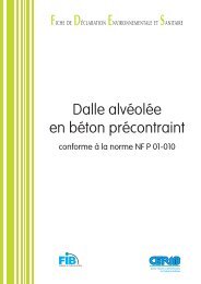 Dalle alvÃ©olÃ©e en bÃ©ton prÃ©contraint - assainissement durable