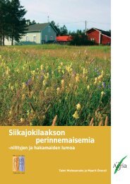 Siikajokilaakson perinnemaisemia - ProAgria Oulu