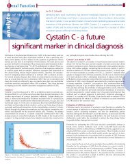 Cystatin C - a future significant marker in clinical diagnosis