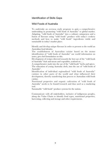 wild foods of australia - International Specialised Skills Institute
