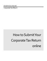 How to Submit Corporate Tax Return - Inland Revenue Department