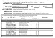 formulario de calificacion de prubas de conocimientos y ...