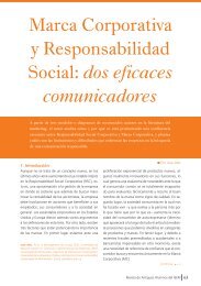 Marca Corporativa y Responsabilidad Social: dos eficaces ... - IEEM
