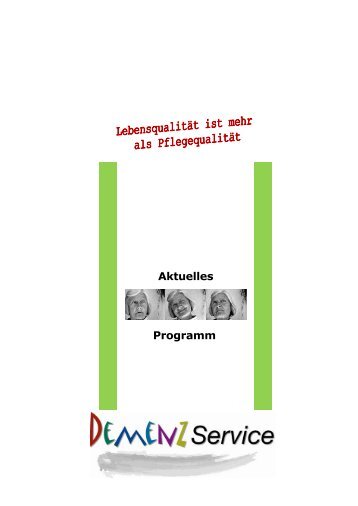 Aktuelles Programm - Demenzservice-cofone.de
