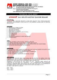 S-A1 100% RTV ACETOXY SILICONE SEALANT - Axtrada