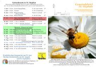 Für kleine und große Leute - St. Stephan