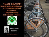 Bicycle and Marketing Mix - Velo City