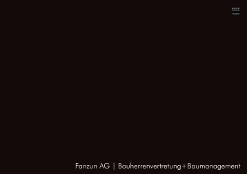 Fanzun AG | Bauherrenvertretung+Baumanagement