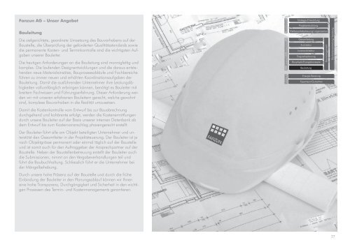 Fanzun AG | Bauherrenvertretung+Baumanagement