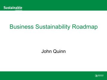 Business Sustainability Roadmap