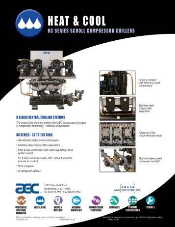 RC Series Chillers - AEC, Inc.