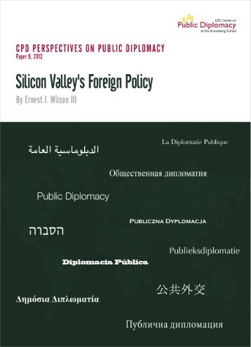 Silicon Valley Foreign Policy - USC Center on Public Diplomacy