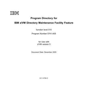 01 - z/VM - IBM