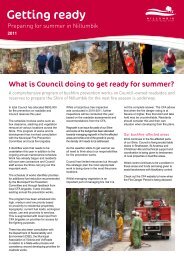 Getting ready - Nillumbik Shire Council