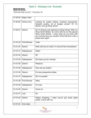 interview dialogue example
