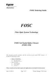 FOSC-450 ordering guide