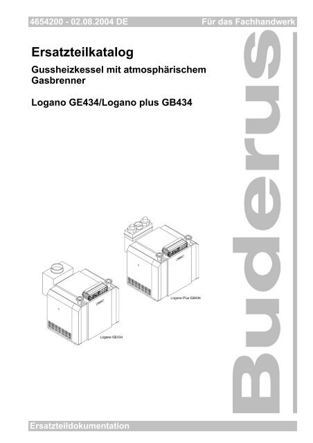 Stand: 02.08.2004 Inhaltsverzeichnis - Buderus