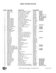 Colt detailed parts list .38, .45, 10mm - Frontier Arms