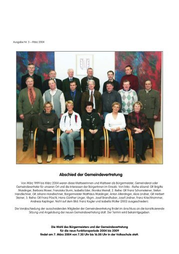 Bürgerinformation Nr. 3 - Mattsee