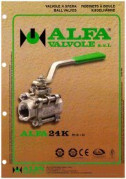 Valvole a sfera 3 pezzi: ALFA 24K - Roffia