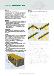 Verwerkingsvoorschrift Unidek RenoAero Riet 26 ... - Kingspan Unidek