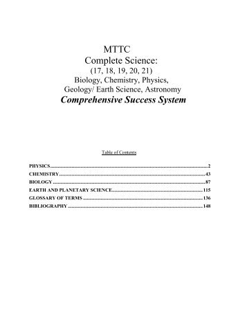 MTTC Complete Science: Comprehensive Success System