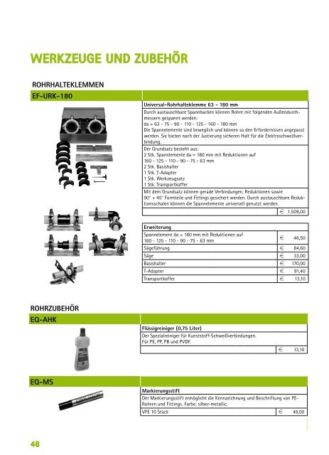 Preisliste 2013 - Friedrich Ebner GmbH