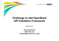 Challenge to add OpenStack API Validation Framework - The Linux ...