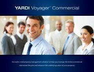 NL-Voyager Commercial - Yardi