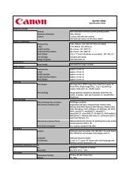 Download SELPHY CP800 - Specification sheet - Canon Europe