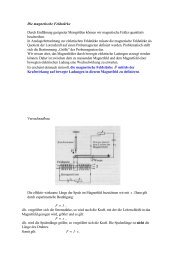 Die magnetische Feldstärke Durch Einführung ... - Sandphysik.de