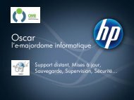 Oscar l'e-majordome informatique