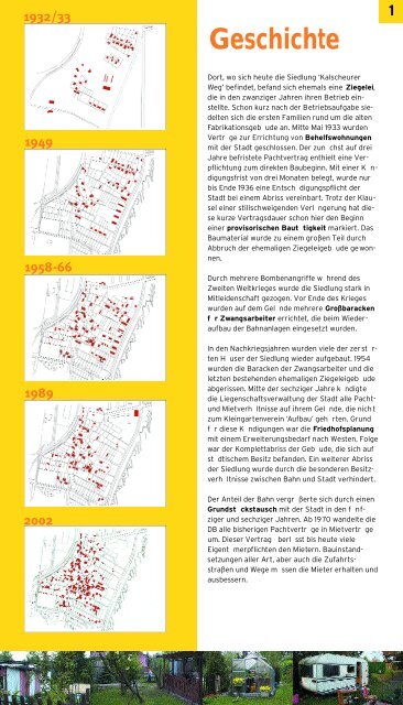 Siedlung Kalscheurer Weg in Köln - Siedlergenossenschaft ...