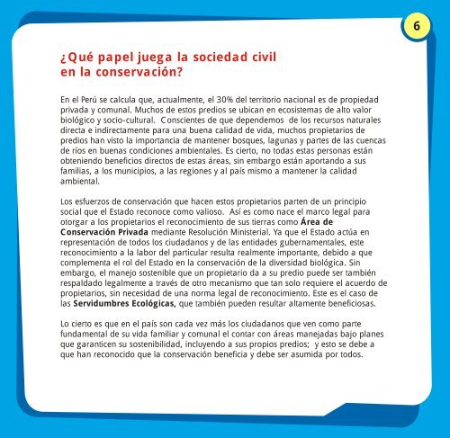 Cartilla Servidumbre Ecologica SPDA - CEDAF