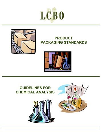 Product Packaging Standards - Doing Business with LCBO