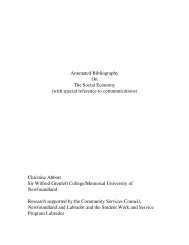 Annotated Bibliography On The Social Economy