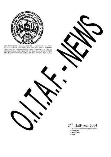 2 nd edition 2004 - OITAF