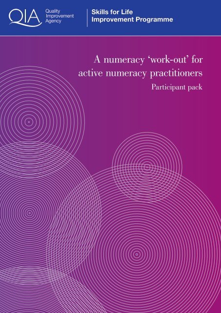 A numeracy 'work-out' for active numeracy practitioners