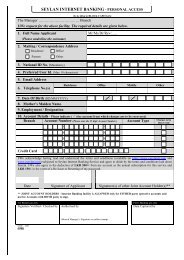 Internet Banking Application - Personal Access Ver 1 ... - Seylan Bank