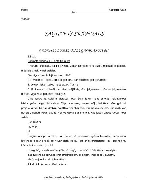 AizsÄktÄs lugas /aizsaktas_lugas.pdf 1,06mB - LU PedagoÄ£ijas ...