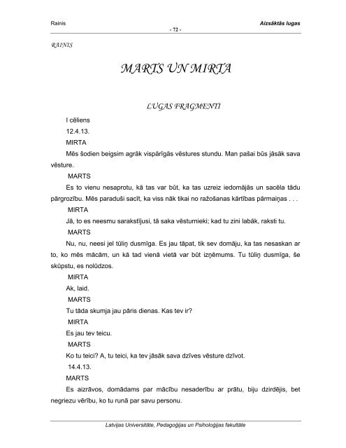 AizsÄktÄs lugas /aizsaktas_lugas.pdf 1,06mB - LU PedagoÄ£ijas ...