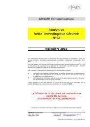 Veille Technologique SÃ©curitÃ© - cert devoteam