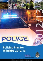 Policing Plan 2012-13 - Police and Crime Commissioner for ...