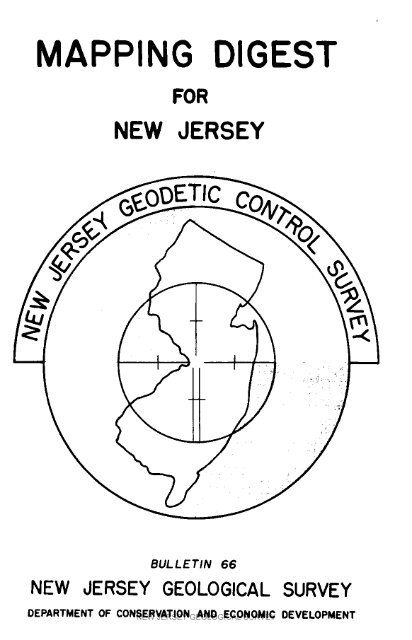 NJDEP - NJGS - Bulletin 66, Mapping Digest for New Jersey, 1965