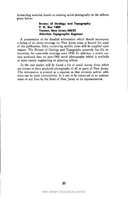 NJDEP - NJGS - Bulletin 66, Mapping Digest for New Jersey, 1965