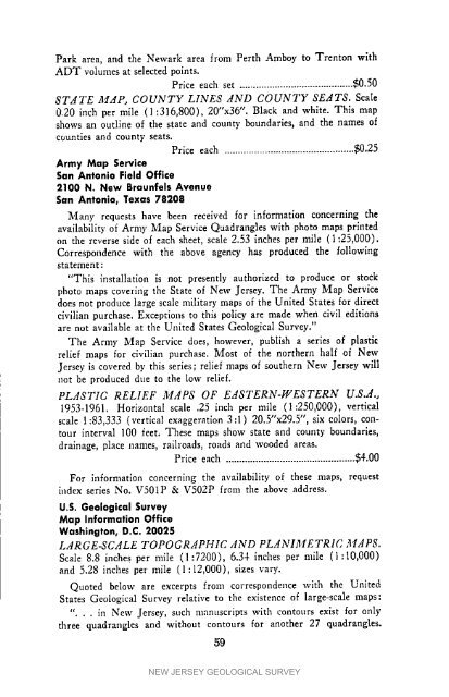 NJDEP - NJGS - Bulletin 66, Mapping Digest for New Jersey, 1965