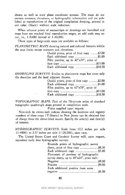 NJDEP - NJGS - Bulletin 66, Mapping Digest for New Jersey, 1965