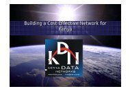 Building Cost Effective Telecommunication Infrastructure in Africa