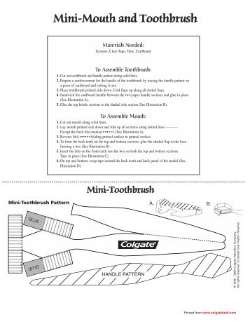 3-D Mouth Model - Colgate